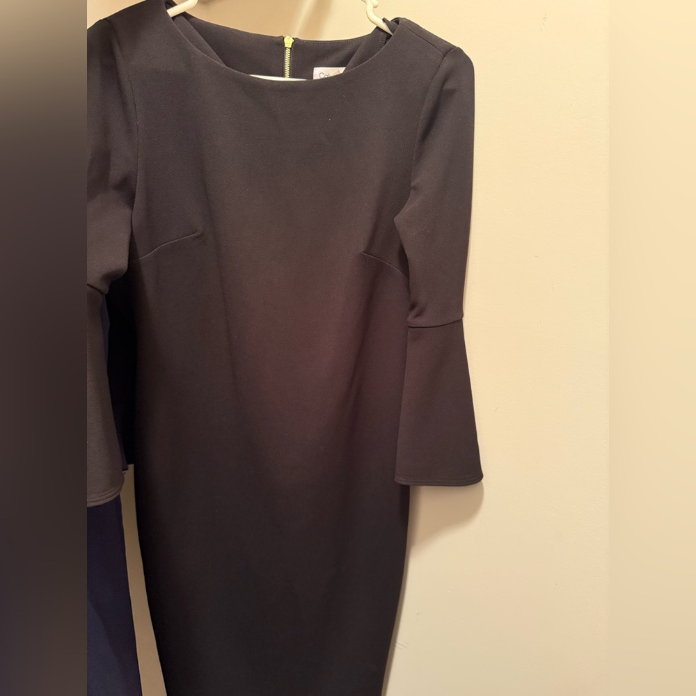 Calvin Klein Black Long Sleeve Dress